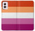 W3887 Lesbian Pride Flag Case Cover Custodia e Flip Case per Motorola Moto G Power 5G (2024)