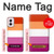 W3887 Lesbian Pride Flag Case Cover Custodia e Flip Case per Motorola Moto G Power 5G (2024)