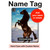 W0934 Wild Black Horse Tablet Case Cover Custodia per iPad Pro 13 (2024)