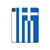 W3102 Flag of Greece Tablet Case Cover Custodia per iPad Pro 13 (2024)