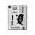 W3615 Airline Boarding Pass Art Tablet Case Cover Custodia per iPad Pro 13 (2024)