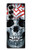 W0223 Vampire Skull Tattoo Case Cover Custodia e Flip Case per Samsung Galaxy Z Fold 6