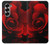 W2898 Red Rose Case Cover Custodia e Flip Case per Samsung Galaxy Z Fold 6