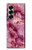 W3052 Pink Marble Graphic Printed Case Cover Custodia e Flip Case per Samsung Galaxy Z Fold 6