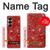 W3354 Red Classic Bandana Case Cover Custodia e Flip Case per Samsung Galaxy Z Fold 6