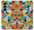 W3391 Abstract Art Mosaic Tiles Graphic Case Cover Custodia e Flip Case per Samsung Galaxy Z Fold 6