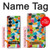 W3391 Abstract Art Mosaic Tiles Graphic Case Cover Custodia e Flip Case per Samsung Galaxy Z Fold 6