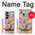 W3904 Travel Stamps Case Cover Custodia e Flip Case per Samsung Galaxy Z Fold 6