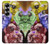 W3914 Colorful Nebula Astronaut Suit Galaxy Case Cover Custodia e Flip Case per Samsung Galaxy Z Fold 6