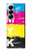 W3930 Cyan Magenta Yellow Key Case Cover Custodia e Flip Case per Samsung Galaxy Z Fold 6