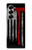 W3958 Firefighter Axe Flag Case Cover Custodia e Flip Case per Samsung Galaxy Z Fold 6