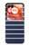 W2767 Navy White Striped Case Cover Custodia e Flip Case per Motorola Razr 50