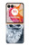 W0123 Grim White Wolf Case Cover Custodia e Flip Case per Motorola Razr 50 Ultra