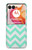 W1723 Mint Chevron Zigzag Case Cover Custodia e Flip Case per Motorola Razr 50 Ultra