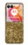 W3388 Gold Glitter Graphic Print Case Cover Custodia e Flip Case per Motorola Razr 50 Ultra
