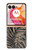 W3692 Gray Black Palm Leaves Case Cover Custodia e Flip Case per Motorola Razr 50 Ultra