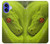 W0785 Green Snake Case Cover Custodia e Flip Case per iPhone 16