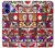 W1923 Hanafuda Japanese Flower Card Case Cover Custodia e Flip Case per iPhone 16
