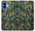W1965 Peacock Feather Case Cover Custodia e Flip Case per iPhone 16