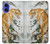 W2750 Oriental Chinese Tiger Painting Case Cover Custodia e Flip Case per iPhone 16