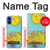 W3435 Tarot Card Moon Case Cover Custodia e Flip Case per iPhone 16