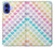 W3499 Colorful Heart Pattern Case Cover Custodia e Flip Case per iPhone 16