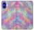 W3706 Pastel Rainbow Galaxy Pink Sky Case Cover Custodia e Flip Case per iPhone 16