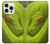 W0785 Green Snake Case Cover Custodia e Flip Case per iPhone 16 pro