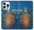 W1249 Blue Sea Turtle Case Cover Custodia e Flip Case per iPhone 16 pro