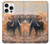 W1292 Dusty Elephant Egrets Case Cover Custodia e Flip Case per iPhone 16 pro