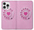 W2847 Pink Retro Rotary Phone Case Cover Custodia e Flip Case per iPhone 16 pro