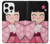 W3042 Japan Girl Hina Doll Kimono Sakura Case Cover Custodia e Flip Case per iPhone 16 pro