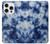 W3439 Fabric Indigo Tie Dye Case Cover Custodia e Flip Case per iPhone 16 pro