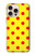 W3526 Red Spot Polka Dot Case Cover Custodia e Flip Case per iPhone 16 pro
