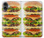 W0790 Hamburger Case Cover Custodia e Flip Case per iPhone 16 plus