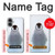 W1075 Penguin Ice Case Cover Custodia e Flip Case per iPhone 16 plus