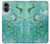 W2653 Dragon Green Turquoise Stone Graphic Case Cover Custodia e Flip Case per iPhone 16 plus