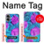W2757 Monster Fur Skin Pattern Graphic Case Cover Custodia e Flip Case per iPhone 16 plus