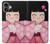 W3042 Japan Girl Hina Doll Kimono Sakura Case Cover Custodia e Flip Case per iPhone 16 plus