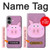 W3269 Pig Cartoon Case Cover Custodia e Flip Case per iPhone 16 plus