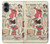W3820 Vintage Cowgirl Fashion Paper Doll Case Cover Custodia e Flip Case per iPhone 16 plus