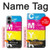 W3930 Cyan Magenta Yellow Key Case Cover Custodia e Flip Case per iPhone 16 plus