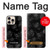 W3153 Black Roses Case Cover Custodia e Flip Case per iPhone 16 pro max