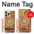W3402 Floral Paisley Pattern Seamless Case Cover Custodia e Flip Case per iPhone 16 pro max