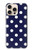 W3533 Blue Polka Dot Case Cover Custodia e Flip Case per iPhone 16 pro max
