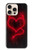 W3682 Devil Heart Case Cover Custodia e Flip Case per iPhone 16 pro max