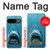 W0830 White Shark Case Cover Custodia e Flip Case per Google Pixel 9