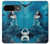 W0899 Mermaid Case Cover Custodia e Flip Case per Google Pixel 9