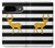 W2794 Black and White Striped Deer Gold Sparkles Case Cover Custodia e Flip Case per Google Pixel 9