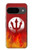 W2803 Fire Red Devil Spear Symbol Case Cover Custodia e Flip Case per Google Pixel 9